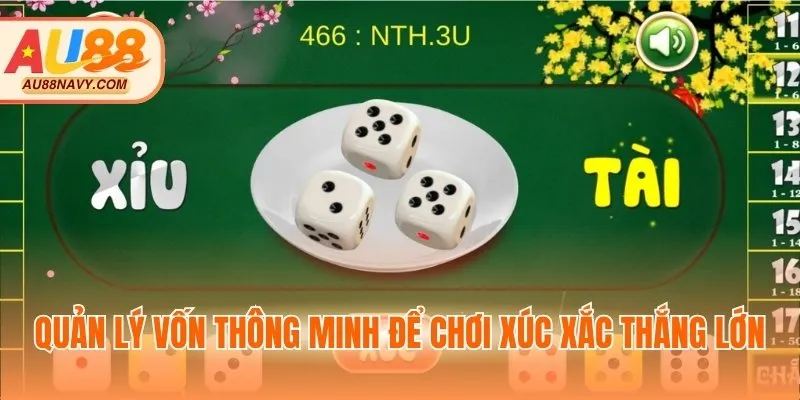 Quản lý vốn thông minh để chơi xúc xắc thắng lớn